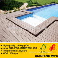 High Quality Sanded Wood Plastic Composite Flooring WPC Panel Boards For Swimming Pools Decking Anti-UV